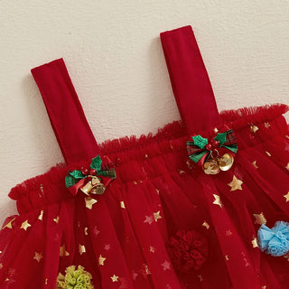 Christmas Layered Tulle Dress - RYAN AND REMI