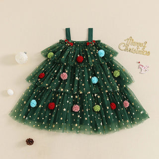 Christmas Layered Tulle Dress - RYAN AND REMI