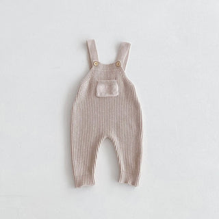 Front Pocket Cable Knitted Jumpsuit - RYAN AND REMI