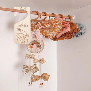 Wooden Carved Baby Closet Organizers - RYAN AND REMI