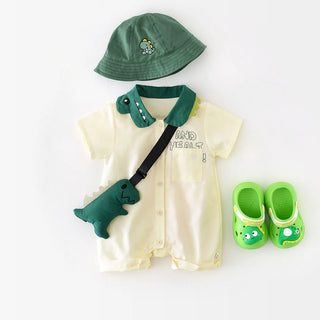Dinosaur Jumpsuit w Bag - RYAN AND REMI