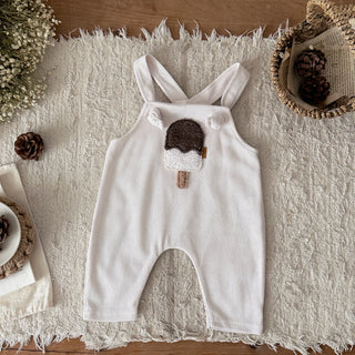 Fuzzy Patch Jumpsuit - RYAN AND REMI