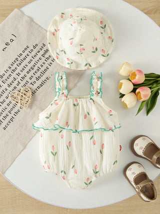 Tulip Cotton Romper Set - RYAN AND REMI
