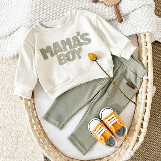 MAMA'S BOY Sweatshirt Set - RYAN AND REMI
