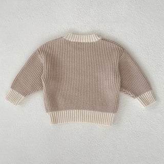 Sand Knitted Pullover Shorts Set - RYAN AND REMI