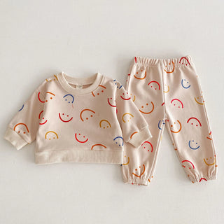 Smiley Face Jogger Set - RYAN AND REMI
