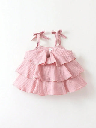 Newborn Ruffle Candy Dress - RYAN AND REMI