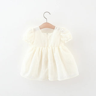 Tulip Solid Lace Dress - RYAN AND REMI