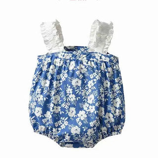Lace Ribbon Romper Set - RYAN AND REMI