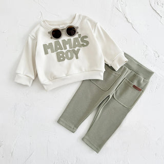 MAMA'S BOY Sweatshirt Set - RYAN AND REMI