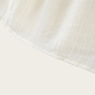 Flower Applique Dress With Straw Hat - RYAN AND REMI