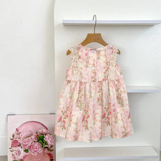 Pink Lace Bow Sister Outfit - RYAN AND REMI