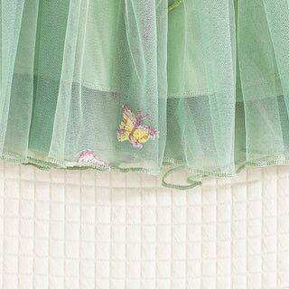 Fluffy Mesh Flower Dress - RYAN AND REMI