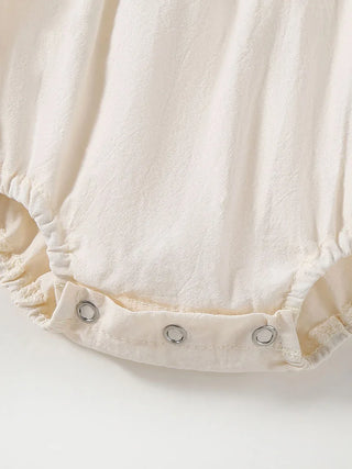 Fly Sleeve Patch Romper - RYAN AND REMI