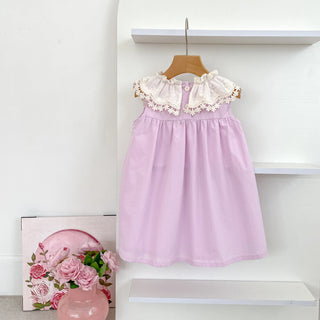 Sisters Lace Petal Collar Outfit - RYAN AND REMI