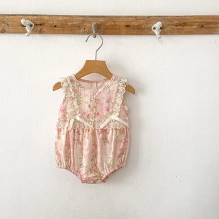 Pink Lace Bow Sister Outfit - RYAN AND REMI