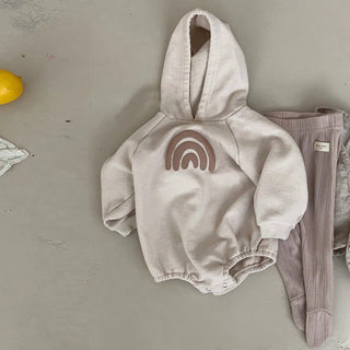 Rainbow Hoodie Romper - RYAN AND REMI