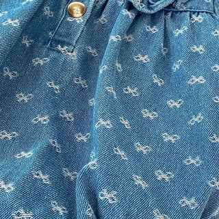 Printed Denim Sister Outfit - RYAN AND REMI