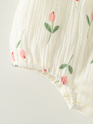 Tulip Cotton Romper Set - RYAN AND REMI