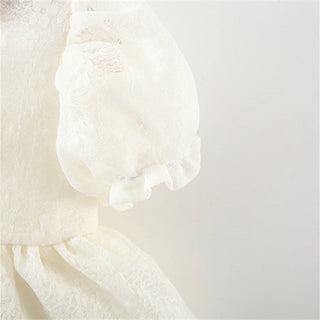 Tulip Solid Lace Dress - RYAN AND REMI