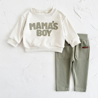MAMA'S BOY Sweatshirt Set - RYAN AND REMI