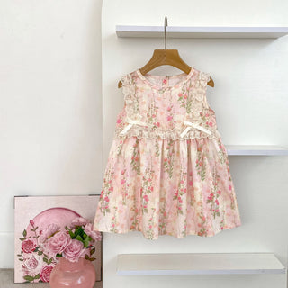 Pink Lace Bow Sister Outfit - RYAN AND REMI