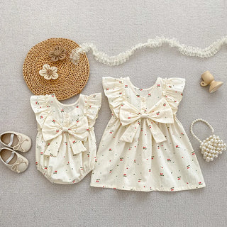 Sister Cherry Print Outfit - RYAN AND REMI