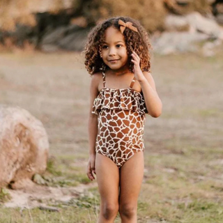 Tie Strap Frill Swimsuit - RYAN AND REMI