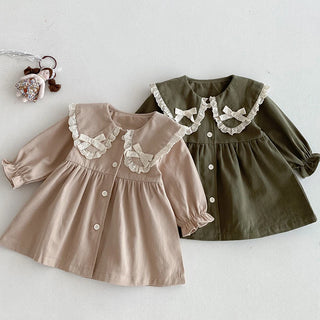 Double Bow Collar Dress - RYAN AND REMI