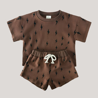 Boys Printed Shorts Set - RYAN AND REMI