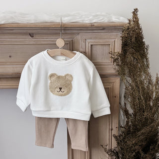 Bear Patch Long Sleeve Set - RYAN AND REMI