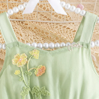 Fluffy Mesh Flower Dress - RYAN AND REMI