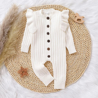 Long Sleeve Ruffle Jumpsuit - RYAN AND REMI