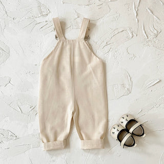 Embroidered Floral Dungaree Jumpsuit - RYAN AND REMI