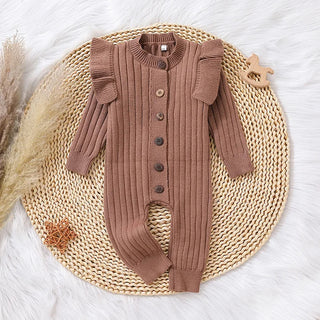 Long Sleeve Ruffle Jumpsuit - RYAN AND REMI