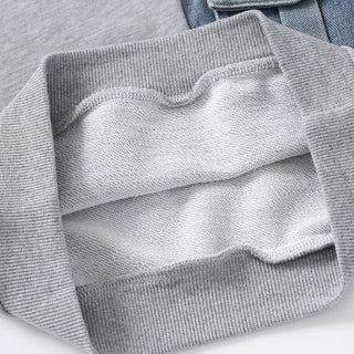 Denim Colorblock  Sweatshirt - RYAN AND REMI