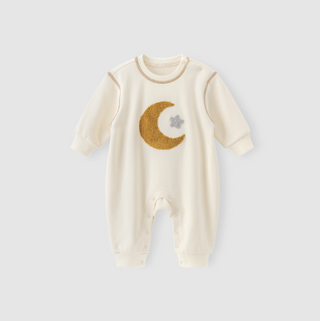 Fuzzy Patch Contrast Jumpsuit