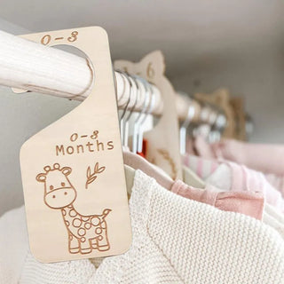 Wooden Carved Baby Closet Organizers - RYAN AND REMI