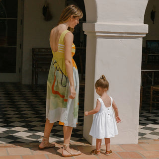 Textured Backless Dress - RYAN AND REMI