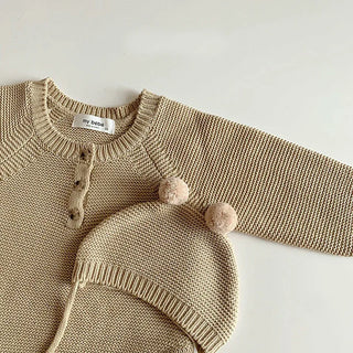 Long Sleeve Knitted Bodysuit Set - RYAN AND REMI