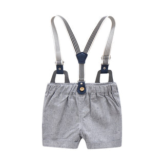 Baby Gents Shorts Suspender Set - RYAN AND REMI