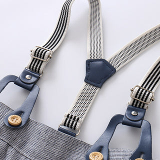 Baby Gents Shorts Suspender Set - RYAN AND REMI
