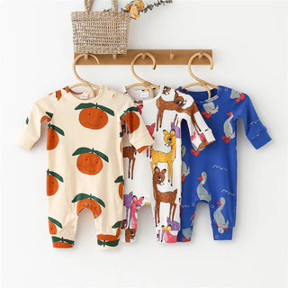 Printed Pajama Jumpsuit - RYAN AND REMI