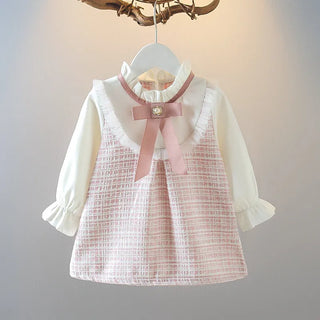 Vintage Style Ribbon Tweed Dress - RYAN AND REMI