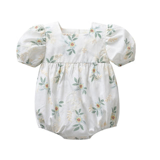 One Piece Flower Baby Girls Romper - RYAN AND REMI