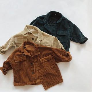 Corduroy Pocketed Jacket - RYAN AND REMI