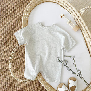 Casual Cotton Short Tee Jumpsuit - RYAN AND REMI