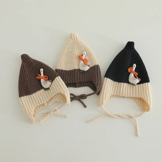 Knitted Swan Beanie Hat - RYAN AND REMI