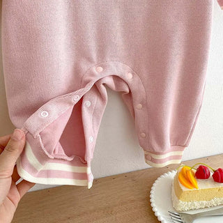 Knitted Ribbon Bow Jumpsuit - RYAN AND REMI