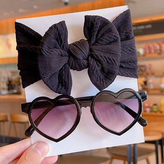 Headband with Heart Glasses